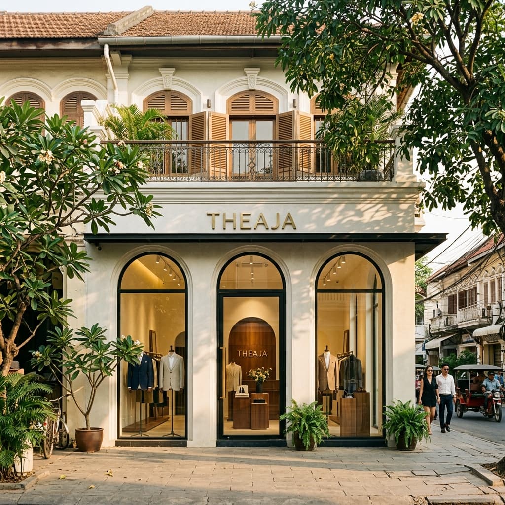 Theaja Atelier French Colonial Heritage Boutique on Street 240, Phnom Penh